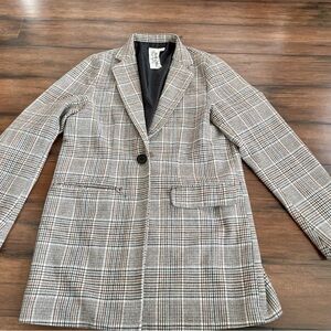 Sadie and Sage Classic Checkered Women's Blazer